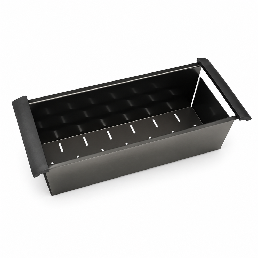 440mm Square Stainless Steel Colander for Kitchen Sink
