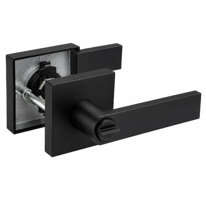 Regio Square Privacy Lever Door Handle