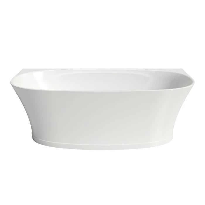 Caroma Riviere 1700mm Back To Wall Bath Gloss White