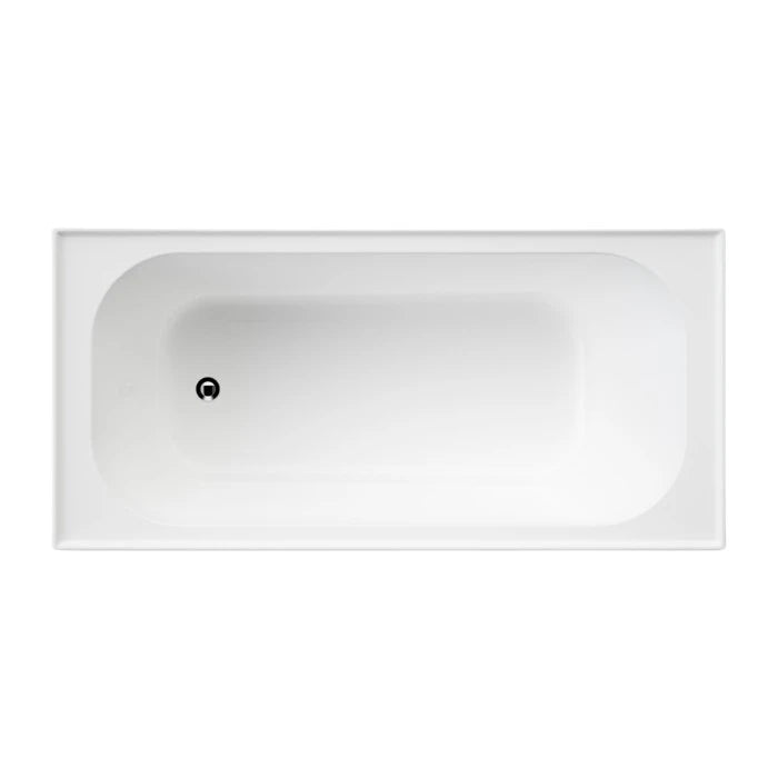 Caroma Luna 1525 Four Tile Flange Bath White