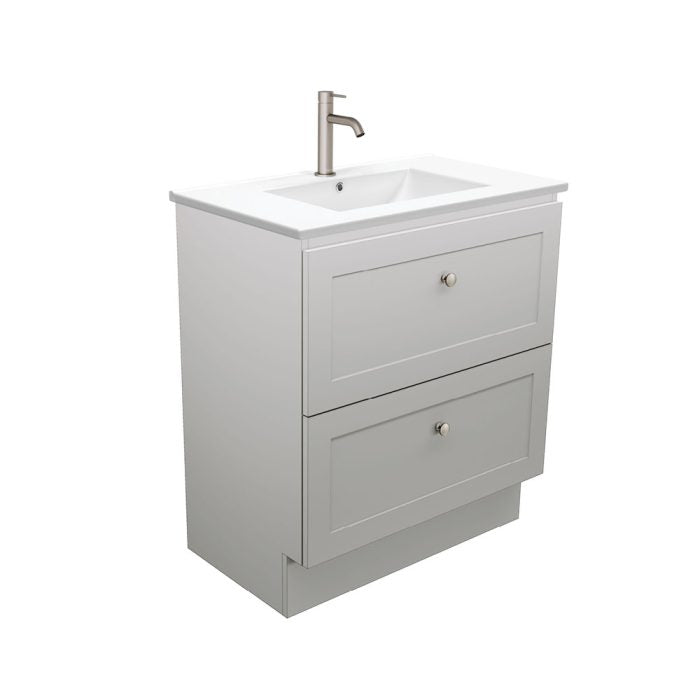 Newport All Drawer 750 Floor Standing Vanity, Dolce Basin-Top