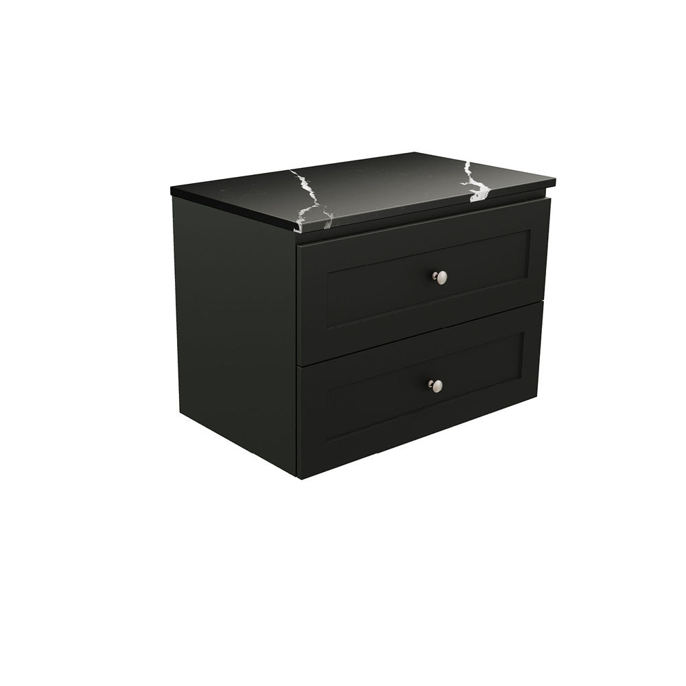 Newport All Drawer 750 Wall-Hung Vanity, Premium Stone Top