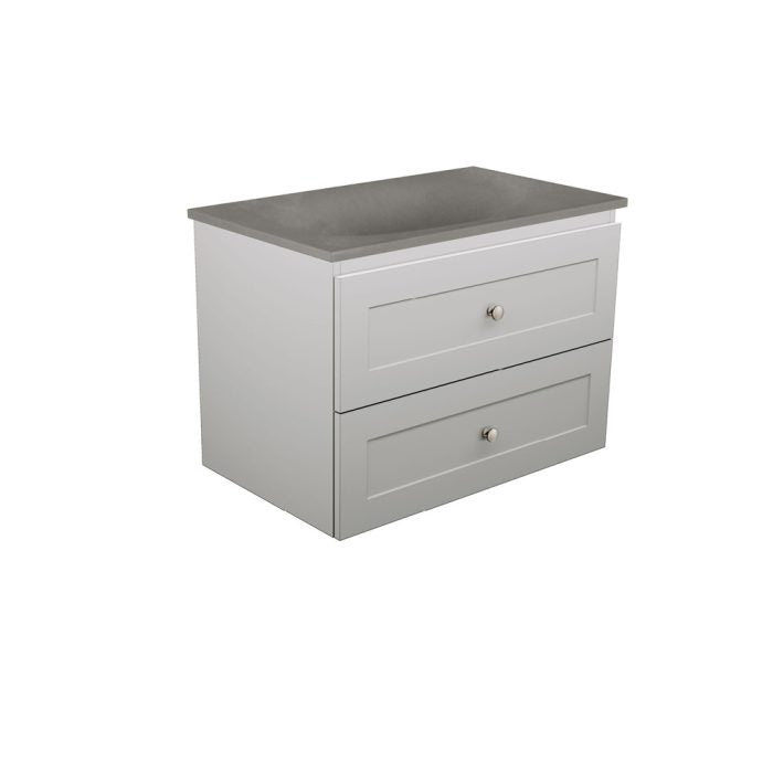 Newport All Drawer 750 Wall-Hung Vanity, Satori Basin-Top
