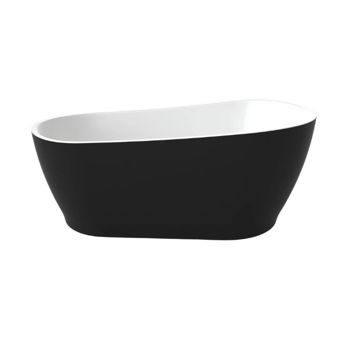 Caroma Noir 1700 Freestanding Bath Black