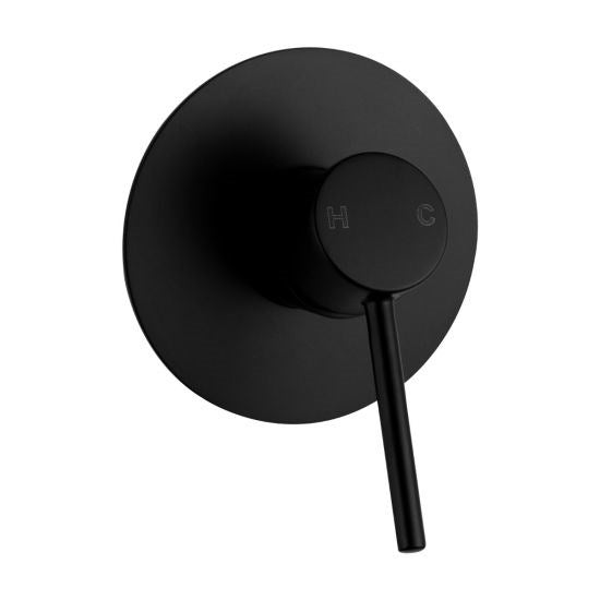 LUCID PIN Series Round Chrome Shower/Bath Wall Mixer(80mm Cover Plate)(color up)
