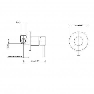 Wall Mixer