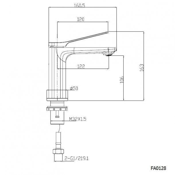 Matte Black Basin Mixer