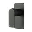 Vog Solid Brass Matte Black Shower/Bath Wall Mixer