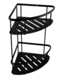 Matte Black Stainless Steel 2 Tier Shower Caddy Shelf
