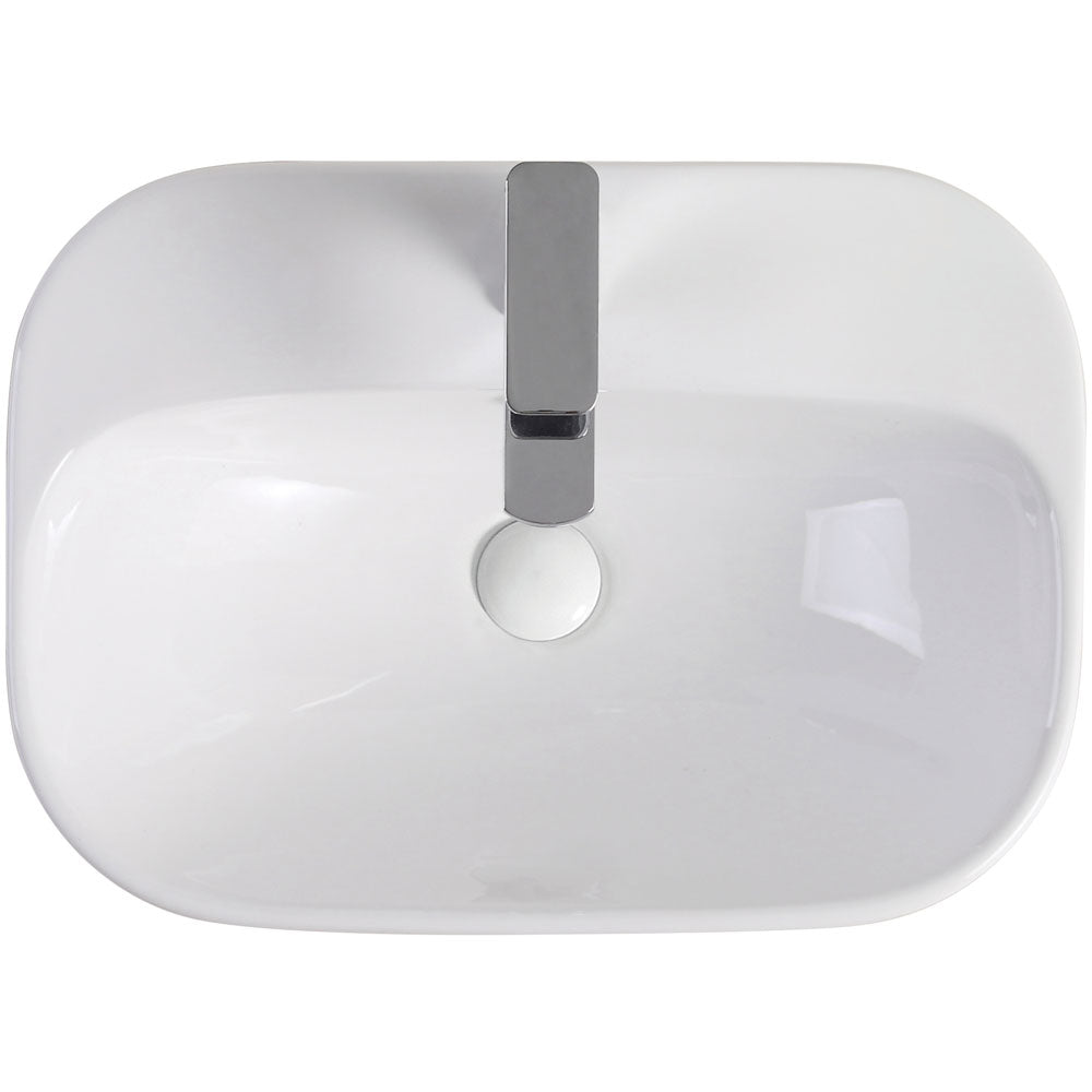 PARISA Semi Inset Basin 1TH 515 x 370 x 190mm