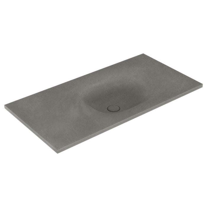 SATORI 900 Moulded Concrete Basin Top ONLY 905x465x124mm