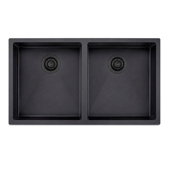 Kitchen/Laundary Stainless Steel Hand-made Double Bowl Kitchen Sink 900*450*250mm