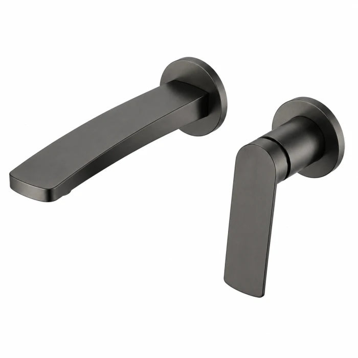 Regio Lydia Series Square Wall Mixer with Spout