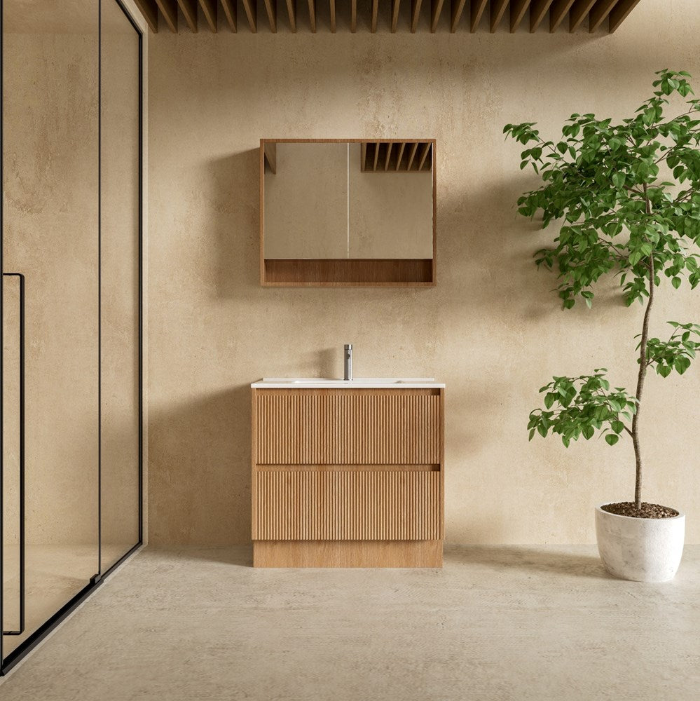 BONDI 900 FREESTANDING Vanity with Ceramic Top