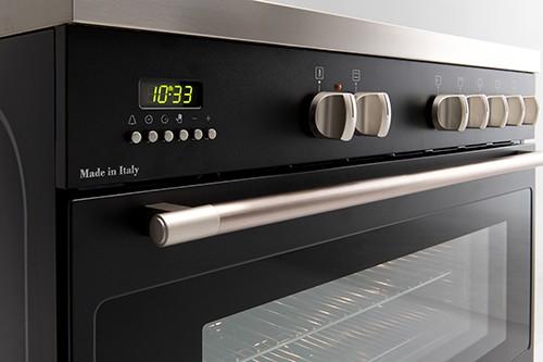 EFS900DBL – 90cm Black Dual Fuel Freestanding Oven