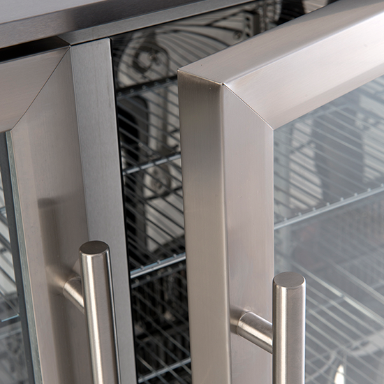 EA900WFSX2 – 208L Double Door Stainless Steel Beverage Cooler