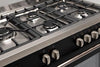 EFS900DBL – 90cm Black Dual Fuel Freestanding Oven