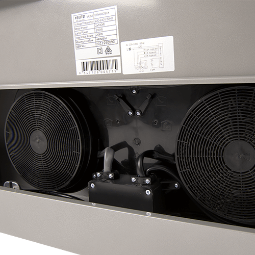 ERH900SLX – 90cm Slideout Rangehood (Front Vent Optional)