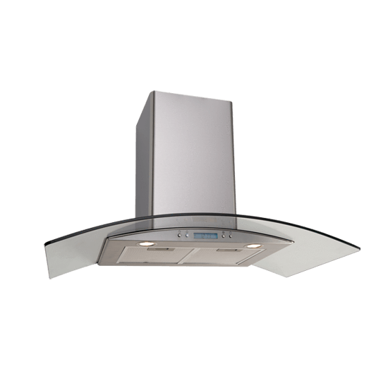 EAGL90SX – 90cm Curved Glass Canopy