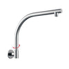 Round Chrome Swivel Wall Mounted Shower Arm