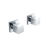 Chrome Cubic Shower Wall Taps