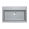 780 x 510 x 220mm Carysil Concrete Grey Single Bowl Granite Stone Kitchen Sink Top/Under Mount Concrete Grey