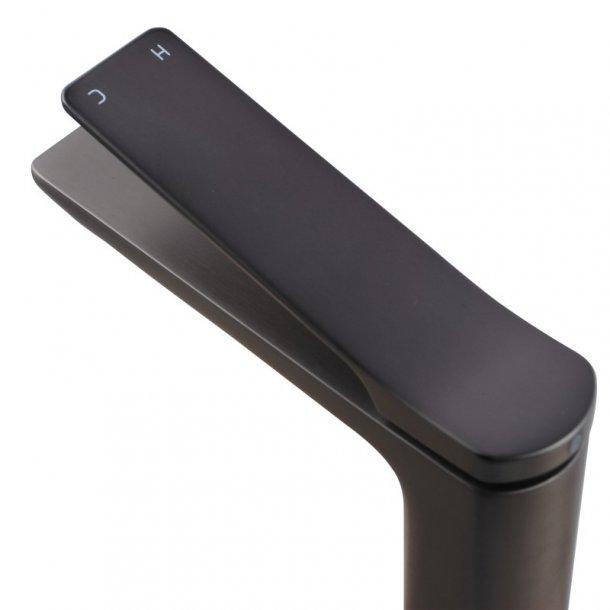 Brushed Gun Metal Grey Basin Mixer Bathroom