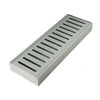 LCFG LAUXES Silver Tile Insert Shower Floor Grate 300 - 5600mm Waste Drain