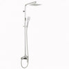 8'' Square Chrome Bottom Water Inlet Shower Station