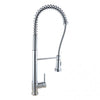 Tall Spring Chrome Pull Out Kitchen Sink Mixer Tap