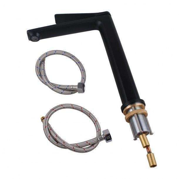 Brass Black Tall Kitchen Mixer Tap Sink Mixer