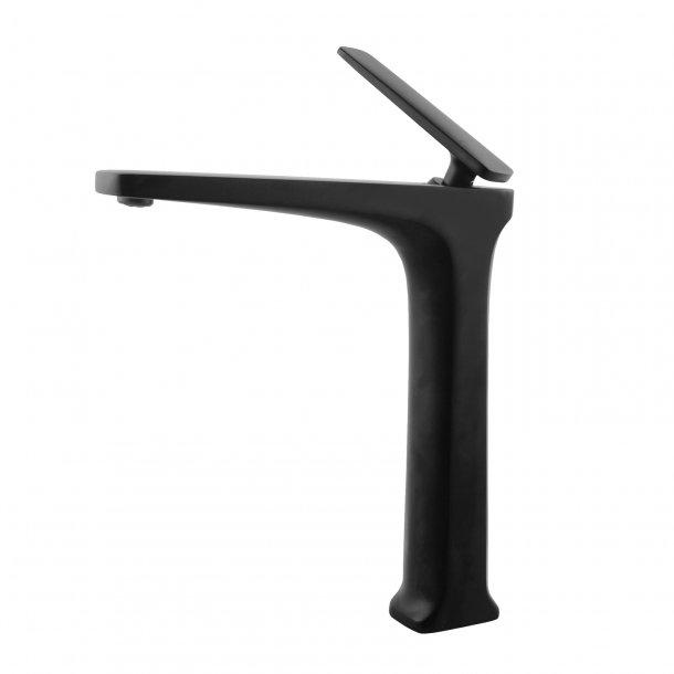 Bathroom Black Tall Basin Mixer Tap