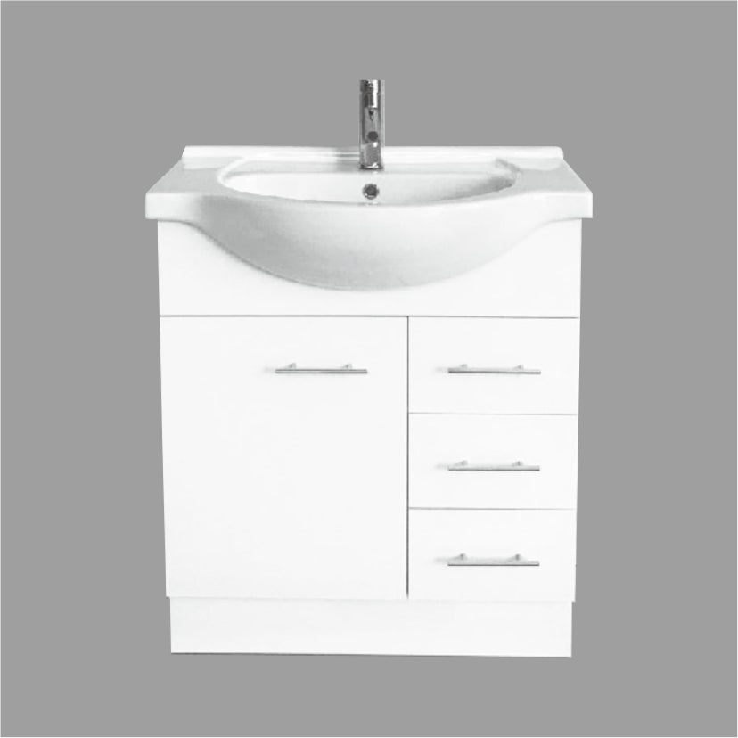 750 Vanity Unit - Semi-Recessed Series - Free Standing