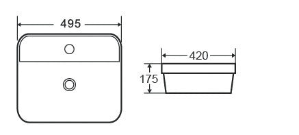 BA330 — Drop-in Basin