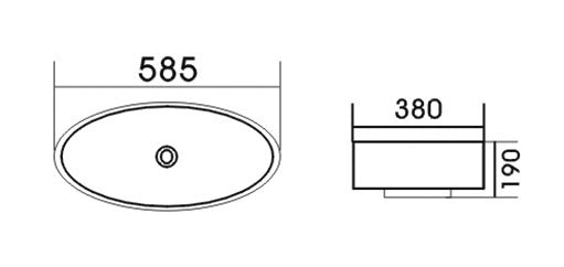BA540 — Above Counter Basin