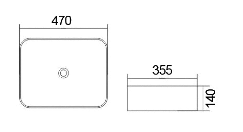 BA560 — Above Counter Basin