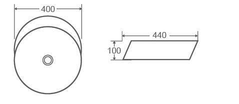 BA700 — Above counter Basin