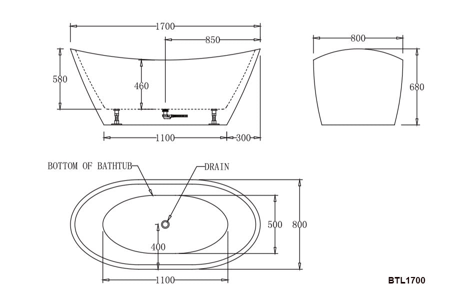 Lyon Freestanding Bathtub