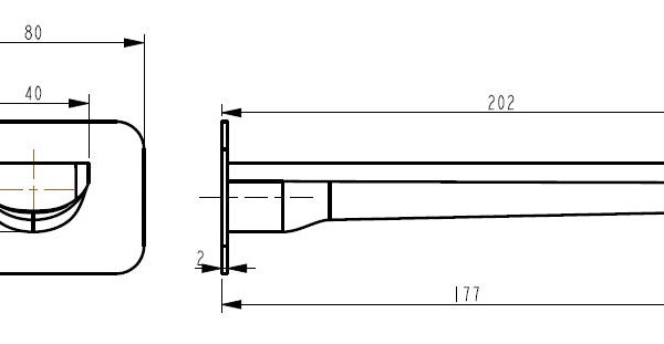 BTV8660 — Wall Mounted Bath Spout