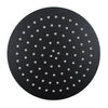 Pentro 250mm Matte Black Round Ultra-thin Shower Head