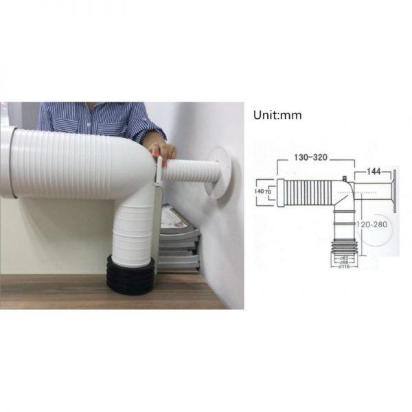 635*350*870mm Bathroom Rimless Back To Wall White Ceramic Toilet Suite