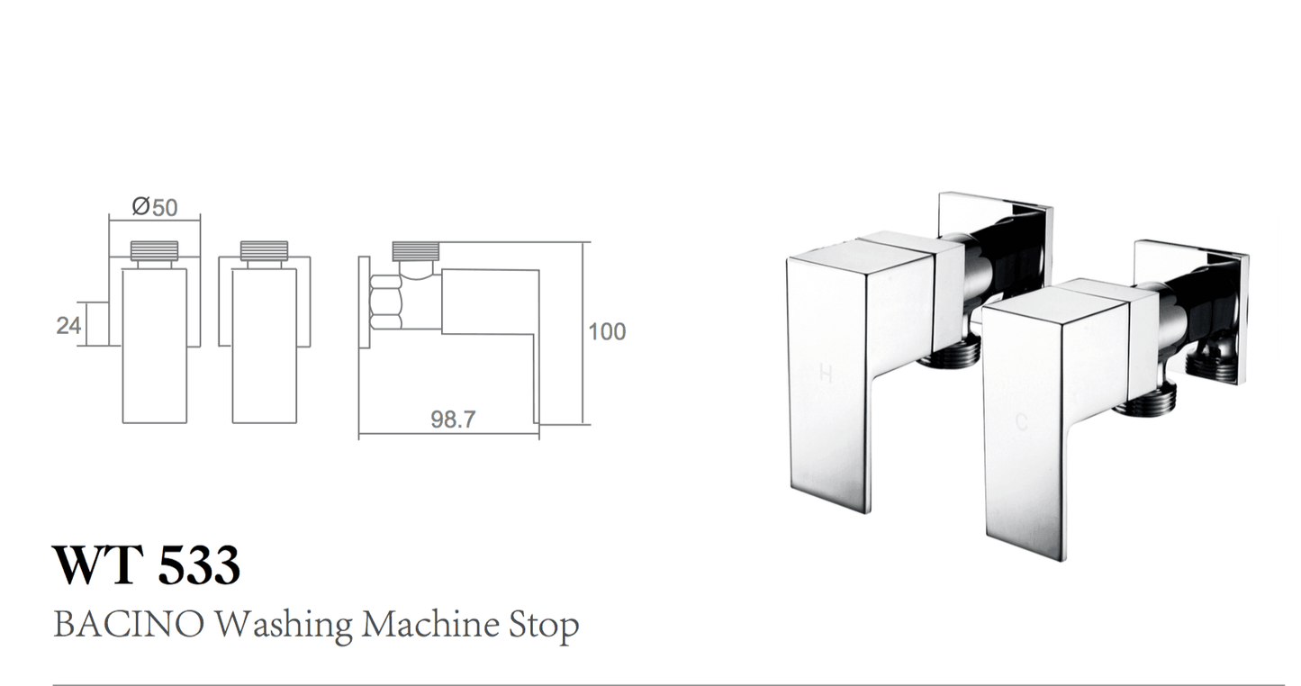 BACINO WASHING MACHINE STOP