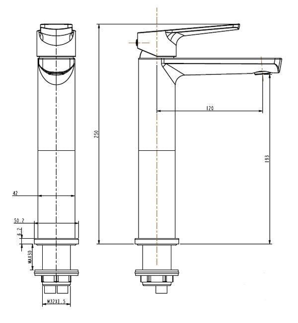 BTV1362 — High Basin Mixer