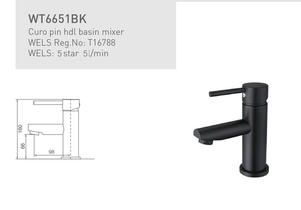 CURO PIN HDL BASIN MIXER