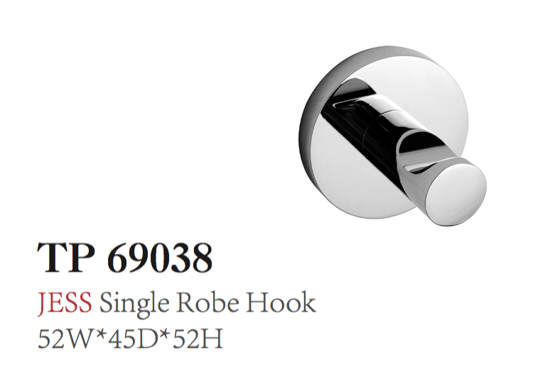 JESS SINGLE ROBE HOOK 52W*45D*52H
