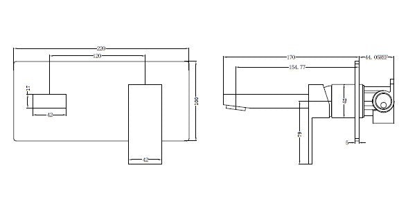 BTT3104 — Wall Mixer