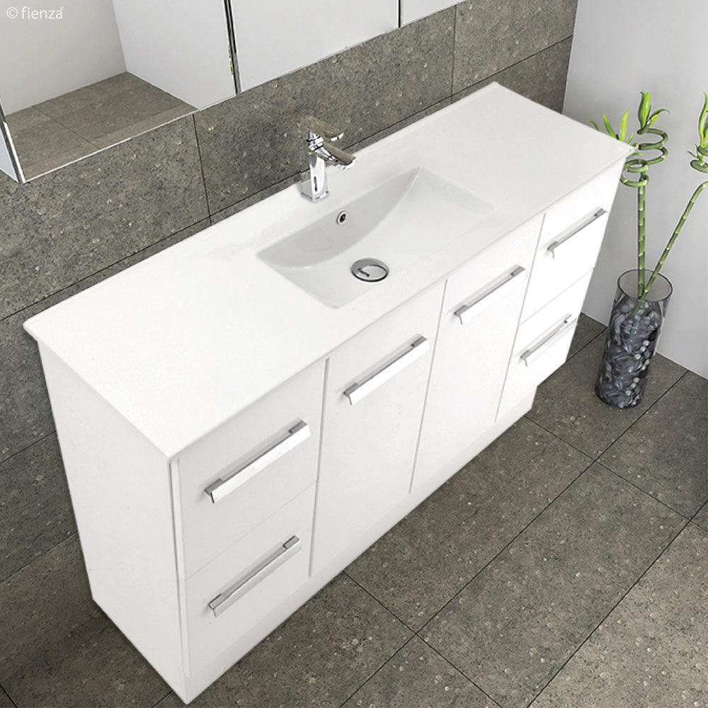 Delgado Slim 750 Vanity on Kickboard, Left Drawers