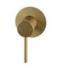 LUCID PIN Series Round Brushed Yellow Gold Shower/Bath Wall Mixer(65mm Cover Plate)(color up)