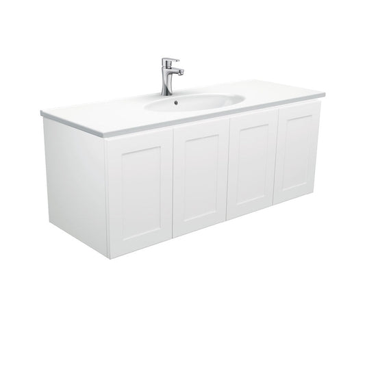 ROTONDO Ceramic 1200 MILA SHAKER Wall Hung Cab No Handles 1TH