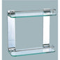 H9010 Clear Double Glass Shelf